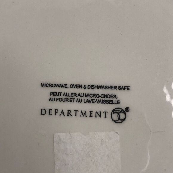 department 56 cookie plate green white sugar cookie snowflake shape 8.25 READ - Picture 7 of 7